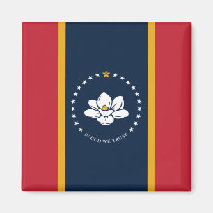 Neue Staatsflagge in Mississipi Magnet