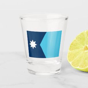 Neue Staatsflagge von Minnesota Schnapsglas