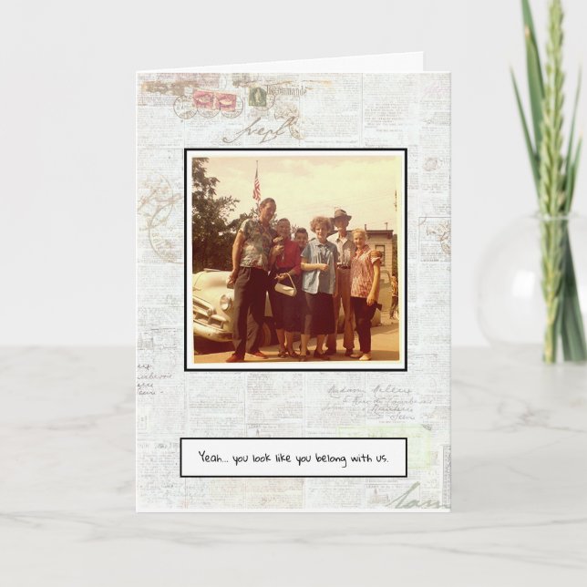 Neue Stelle Karte (Vorderseite)