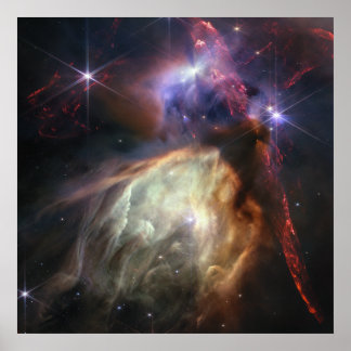 Neue Sterne entstehen | Rho Ophiuchi | JWST Poster