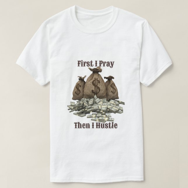 NEUE T.R.K PRAY AND HUSTLE TSHIRTS (Design vorne)