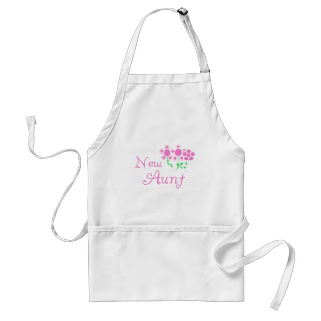 Neue Tante Rosa Blume Tshirts und Geschenke Schürze (Vorne)