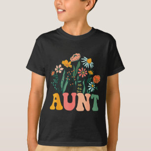 Neue Tante Wildflower erster Geburtstag & Baby T-Shirt