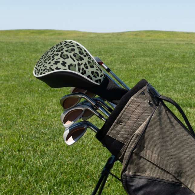 Neue Textur aus Leopard 12 Golf Headcover (In SItu)