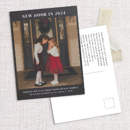 Neue Tür 24 Holiday Moving Ankündigung Postkarte