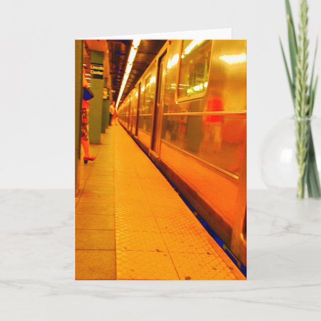 NEUE U-BAHN-BAHN-KRAFTFAHRZEUGKARTE KARTE (Vorderseite)
