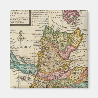 Neue und korrekte Karte von Schottland und den Ins Magnet