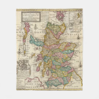 Neue und korrekte Karte von Schottland und von