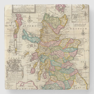 Neue und korrekte Karte von Schottland und von Steinuntersetzer
