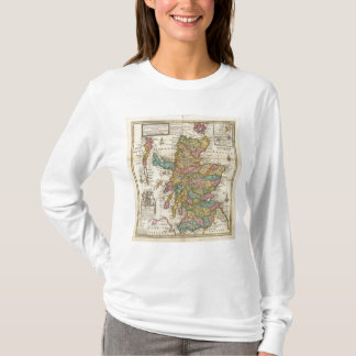 Neue und korrekte Karte von Schottland und von T-Shirt