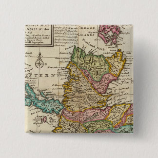 Neue und richtige Karte von Schottland und den Ins Button