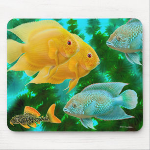 Neue WeltCichlids Mousepad