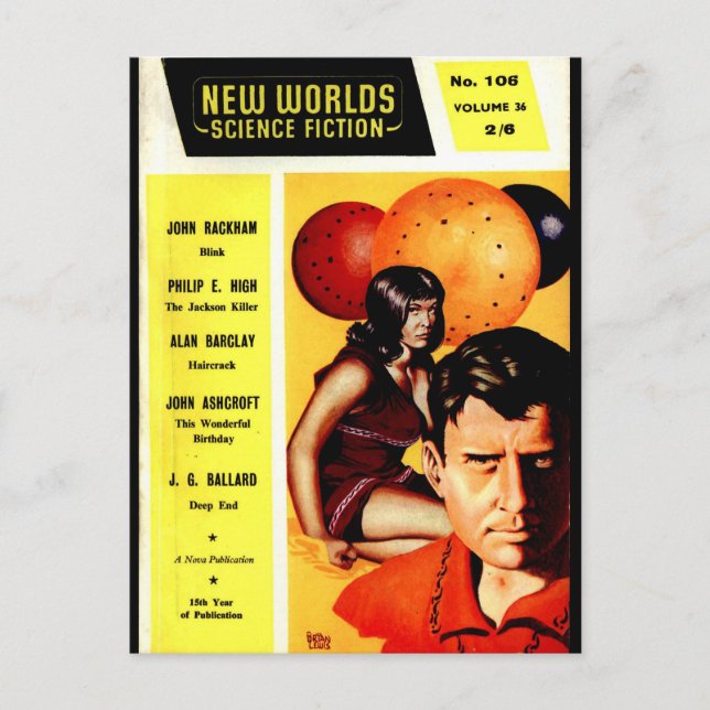 Neue Welten 106 (1961-05.Nova)_Pulp Art Postkarte (Vorderseite)