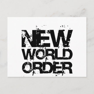 Neue Weltordnung Postkarte