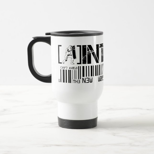 Neue Weltstörungs-Tasse Reisebecher (Links)