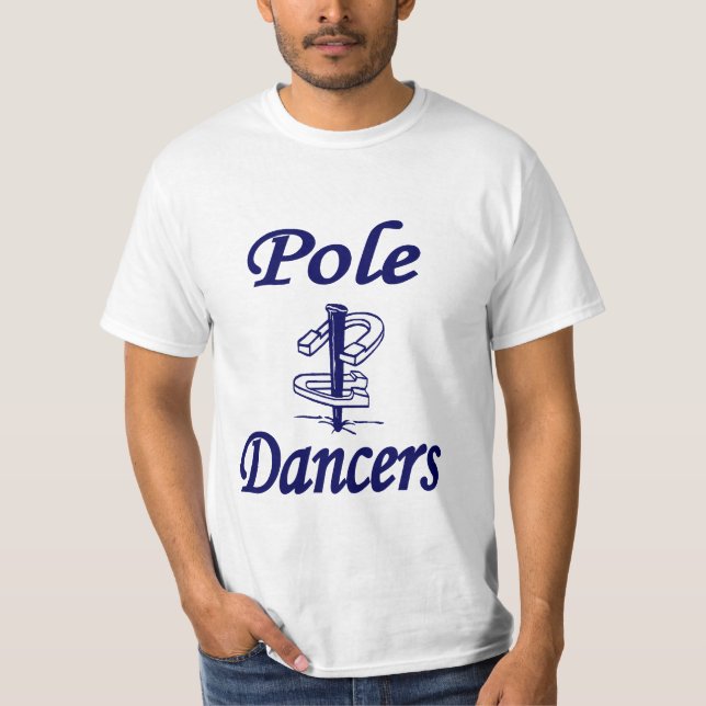 Neue Wert POLE-TÄNZER Hufeisen T T-Shirt (Vorderseite)