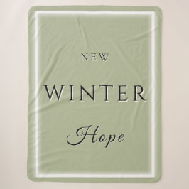 Neue Winterhope Sherpadecke