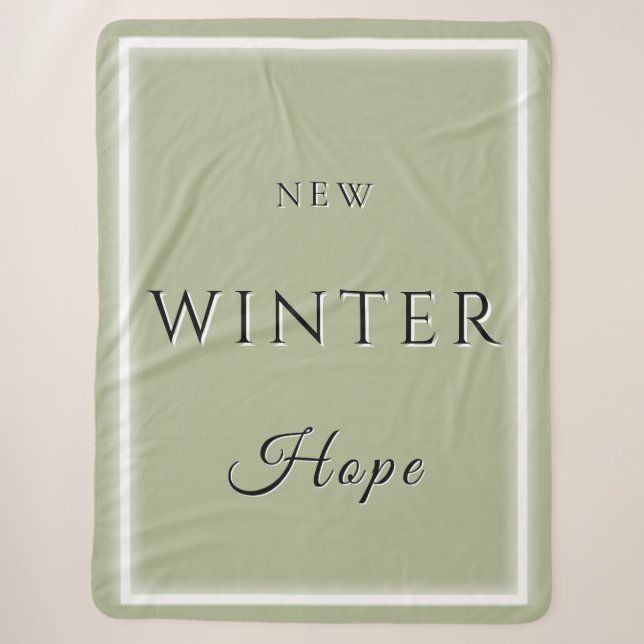 Neue Winterhope Sherpadecke (Vorderseite)