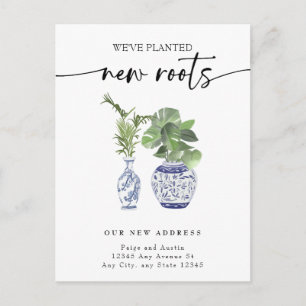 Neue Wohnadresse Postkarte