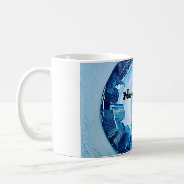 neue Wolkenkratzer-Wolkenkratzer in Rundform Kaffeetasse (Links)