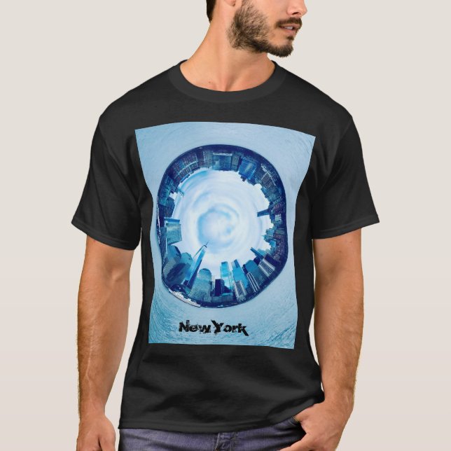 neue Wolkenkratzer-Wolkenkratzer in Rundform T-Shirt (Vorderseite)