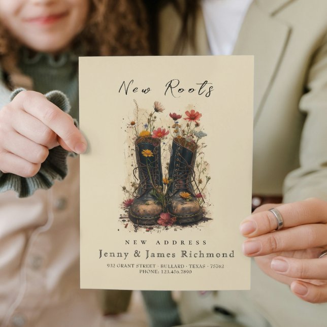 Neue Wurzeln - neue Adresse mit Wurzeln Ankündigung (Von Creator hochgeladen)