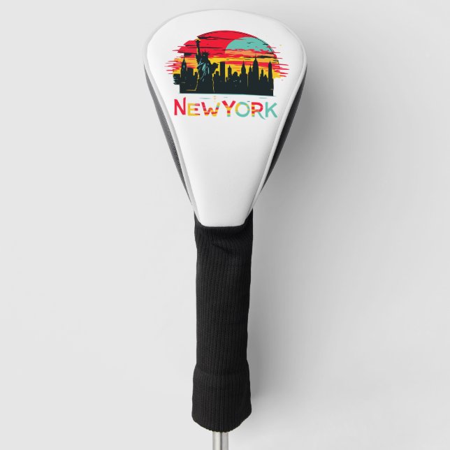 neue York Golf Headcover (Vorderseite)