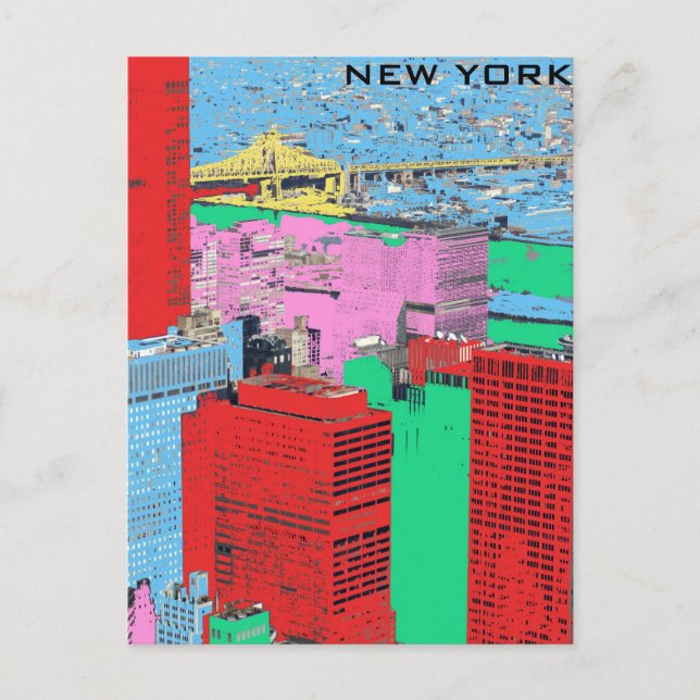 neue York Postkarte (Vorderseite)