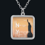 Neue york Stadt jede Statue der Freiheit usa Versilberte Kette<br><div class="desc">New York City Ny Nyc Statue of Liberty USA</div>