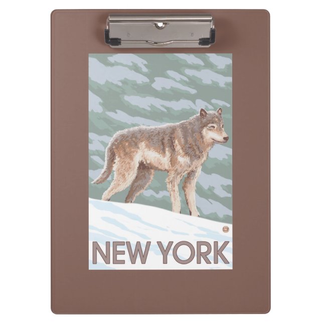 Neue YorkWolf Szene Klemmbrett (Vorderseite)