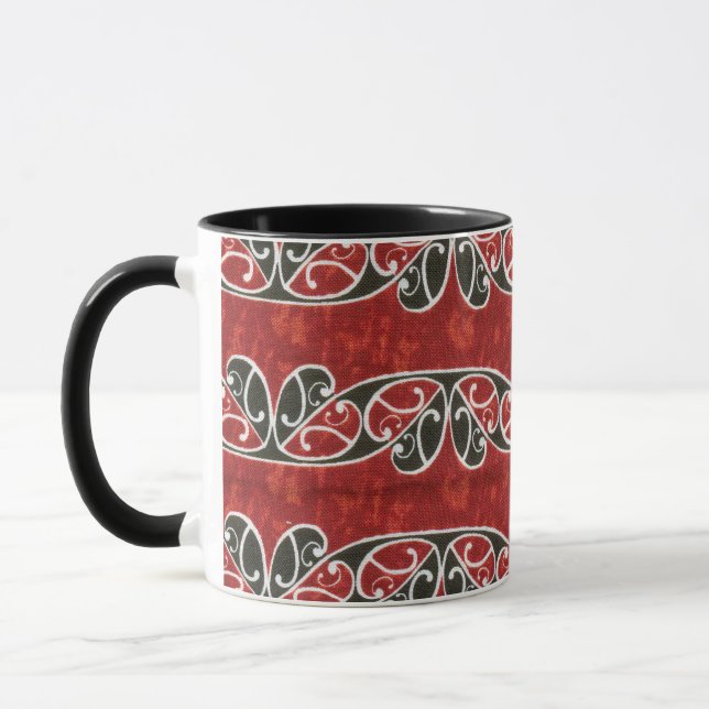 NEUE ZEALAND MAORI-DESIGN-TASSE TASSE (Links)