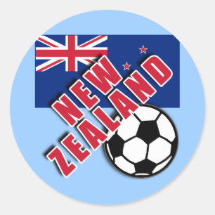 NEUE ZEALAND World Fußball Fan Tshirts Runder Aufkleber