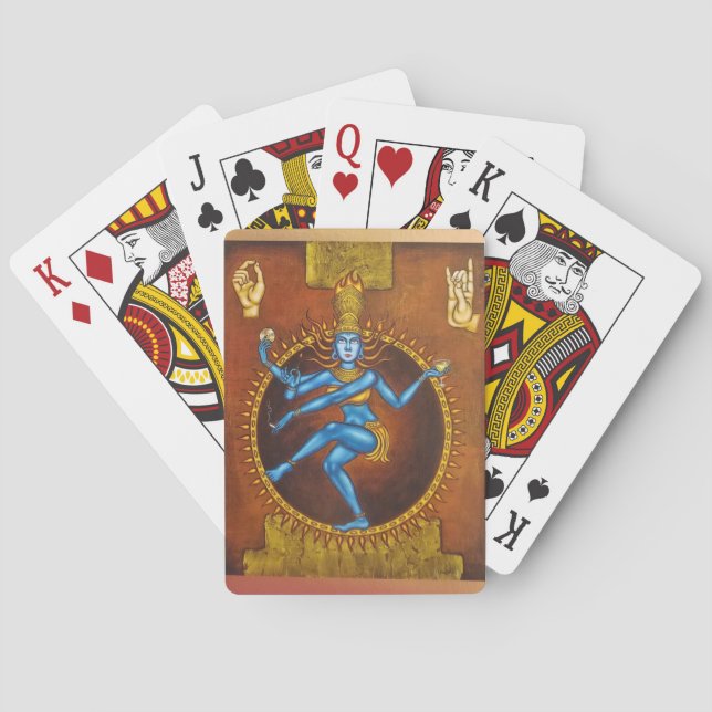 Neue Zeitalter Shiva Spielkarten (Rückseite)
