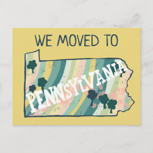 NEUE ZUHAUSE ADDRESS Pennsylvania Staat Karte