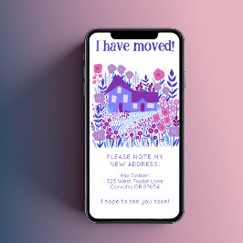 Neue Zuhause-Adresse Niedlich Bauernhof Baumfreie Save The Date