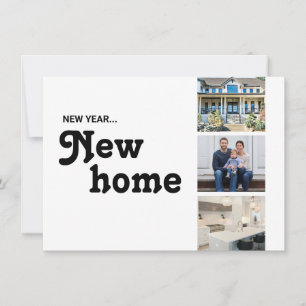 Neue Zuhause - Benutzerdefinierte Fotos Feiertagskarte