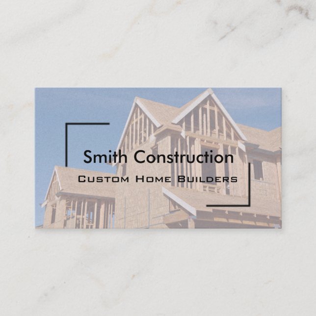 Neue Zuhause Construction Business Card Visitenkarte (Vorderseite)