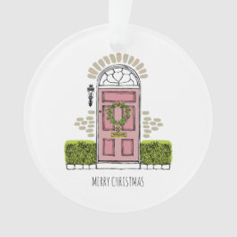 Neue Zuhause Door Art Frohe Weihnachtsnamen Adress Ornament