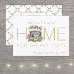 Neue Zuhause Foto Weihnachtsfeiertag Änderung der  Feiertagskarte<br><div class="desc">Teilen Sie die freudige Neuigkeit Ihrer neuen Zuhause mit einer eleganten, individuellen Foto-Urlaubskarte. Bild und Text sind einfach zu anpassen. Falls gewünscht, kann ein Single "We Have A New Zuhause for the Holidays" zu "I Have... " (IMAGE PLACEMENT TIP: Eine einfache Möglichkeit, ein Foto genau so zu zentrieren, wie Sie...</div>