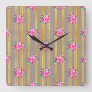 Neue Zuhause-Geschenkverpackungen Quadratische Wanduhr