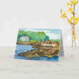 Neue Zuhause Herzlichen Glückwunsch Beach Hütte Oc Karte
