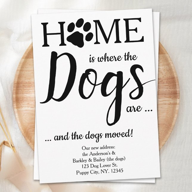 Neue Zuhause Hunde, die wir umgezogen haben Ankündigung (Von Creator hochgeladen)