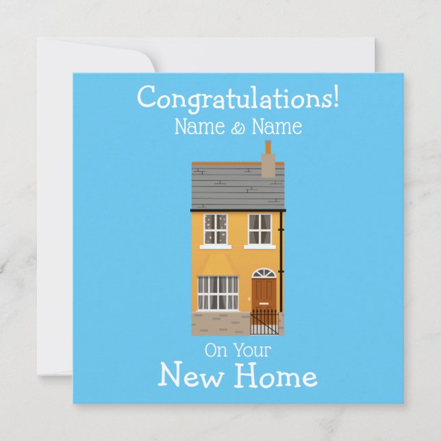 Neue Zuhause Karte (Vorderseite)