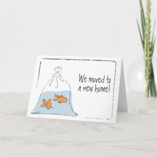 Neue Zuhause-Mitteilung Ankündigung