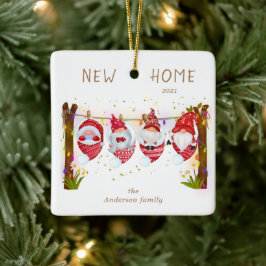 neue Zuhause niedlich gnome Foto Keramik Ornament