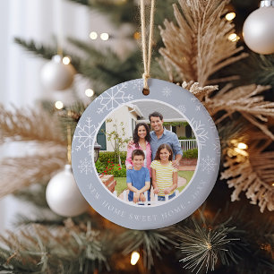 Neue Zuhause Sweet Zuhause Foto Keramik Ornament