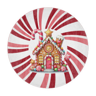 Neue Zuhause Weihnachtsgebäck Schneidebrett