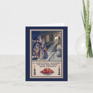 Neue Zuhause Weihnachtskarte Feiertagskarte