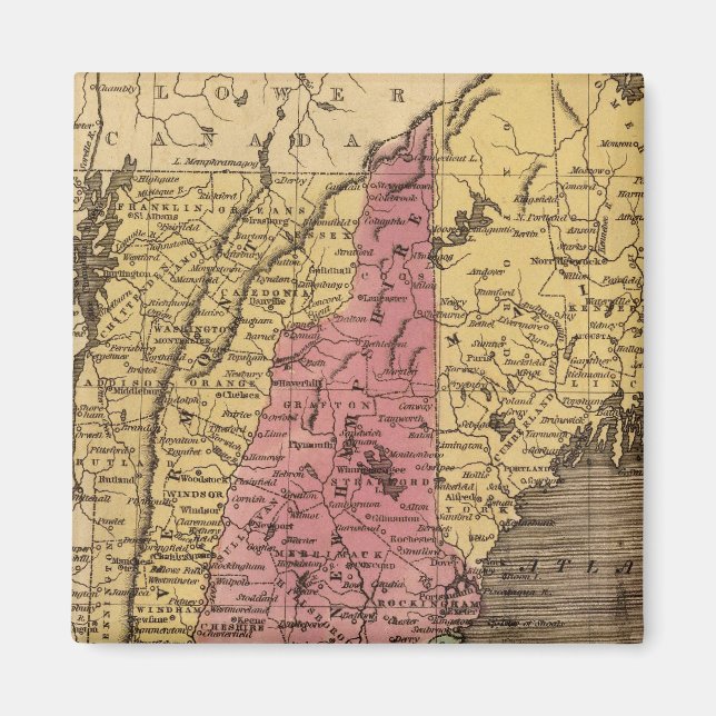 Neuen England 4 Magnet (Vorne)