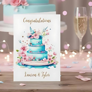 Neuen Glückwunsch   Hochzeitstorte Karte
